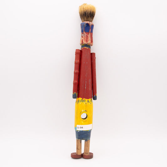 Grande tête de pinceau rouge