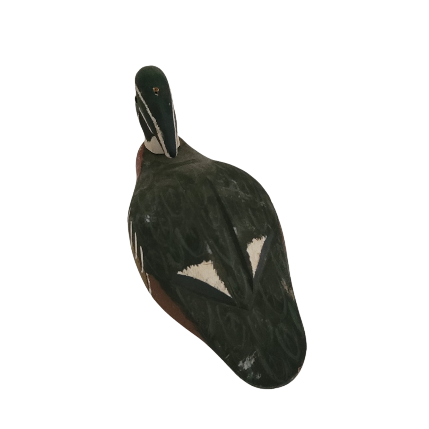 Canard vert et rouge