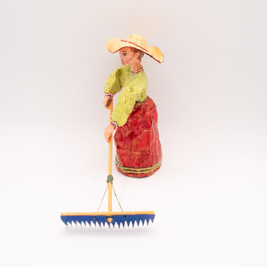 La fermière et son râteau