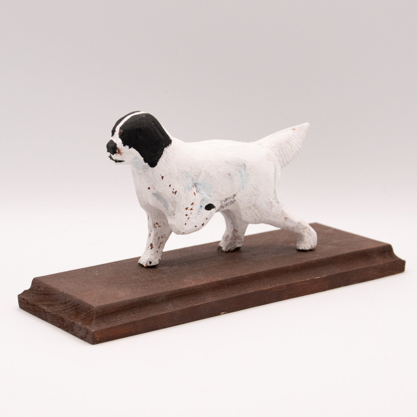 Setter anglais à l'arrêt