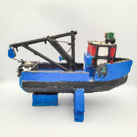 Bateau bleu