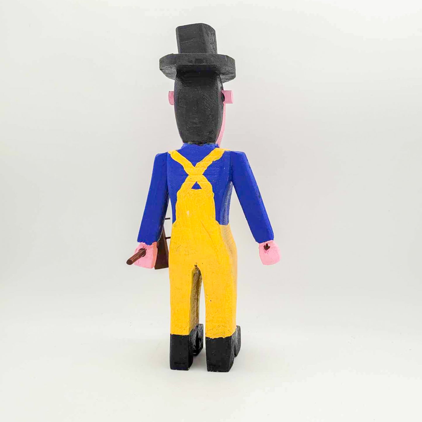 Fermier en jaune et bleu