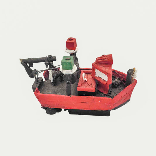 Petit bateau rouge