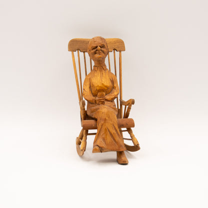 Chaise berçante femme