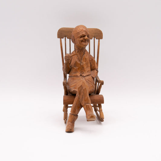 Chaise berçante homme