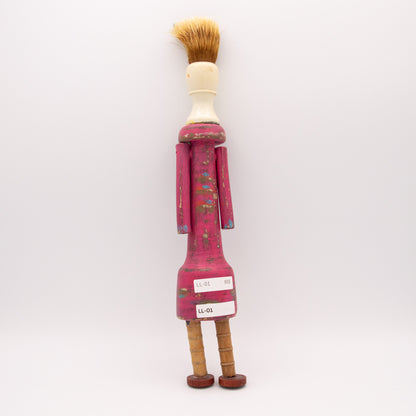 Grande tête de pinceau rose