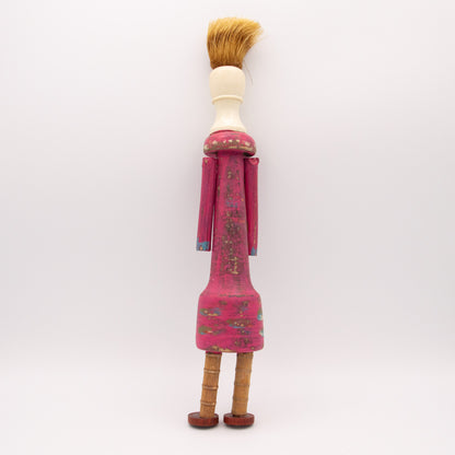 Grande tête de pinceau rose
