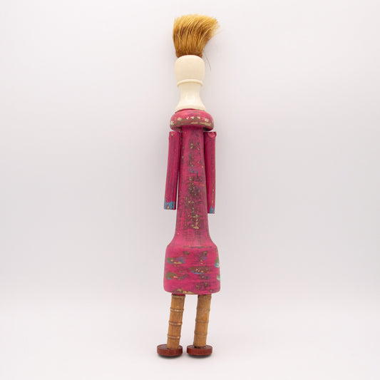 Grande tête de pinceau rose