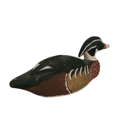 Canard vert et rouge
