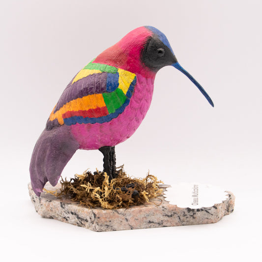 Oiseau multicolore