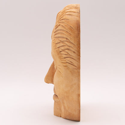Tête en bois