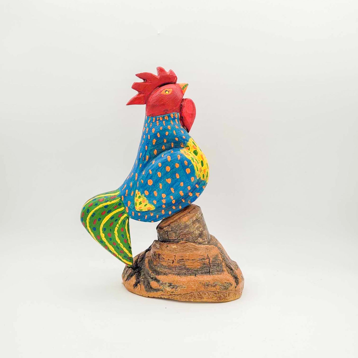 Coq sur souche