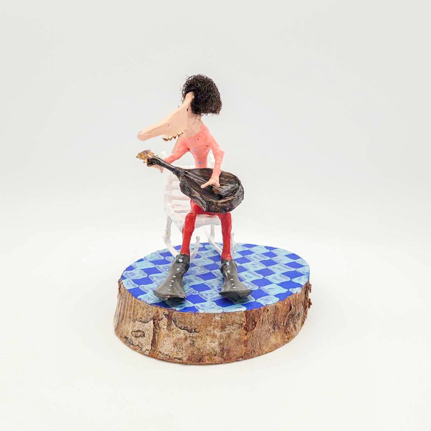 Joueur de guitare à six cordes